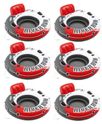 River Run 1 53" Inflatable Floating Water Tube Lake Raft, Red (6 Pack)
