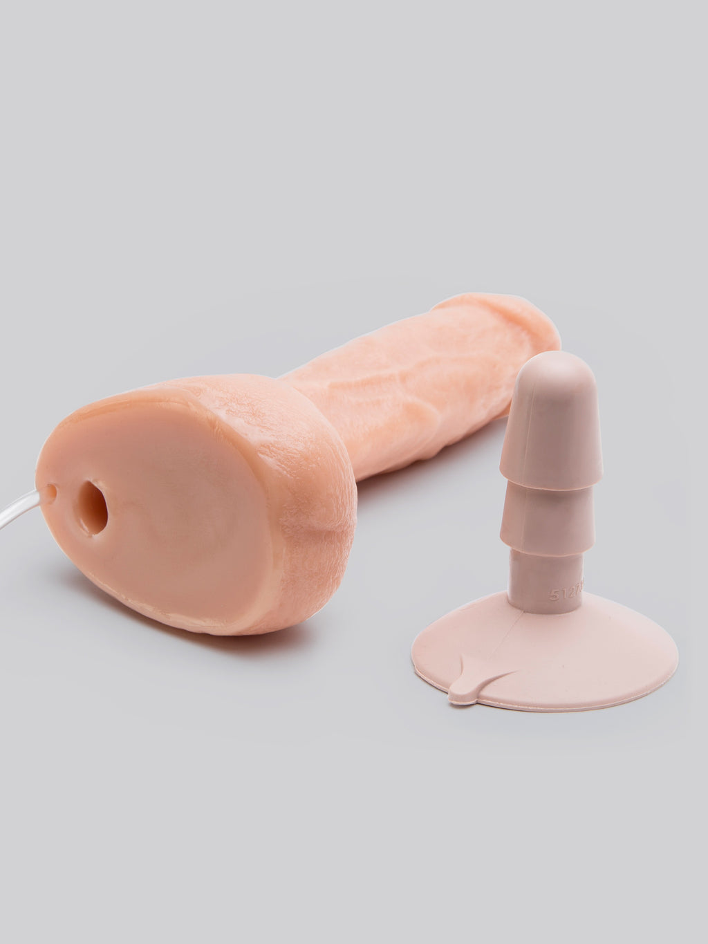 Doc Johnson Bust It Ejaculating Realistic Dildo with Vac-U-Lock 7 Inch, Flesh Pink | Flesh Pink