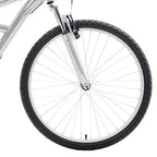 Dual Suspension Mountain Bike, 26 in wheels, 18 in frame, Men's Bike, Silver