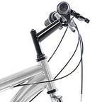 Dual Suspension Mountain Bike, 26 in wheels, 18 in frame, Men's Bike, Silver