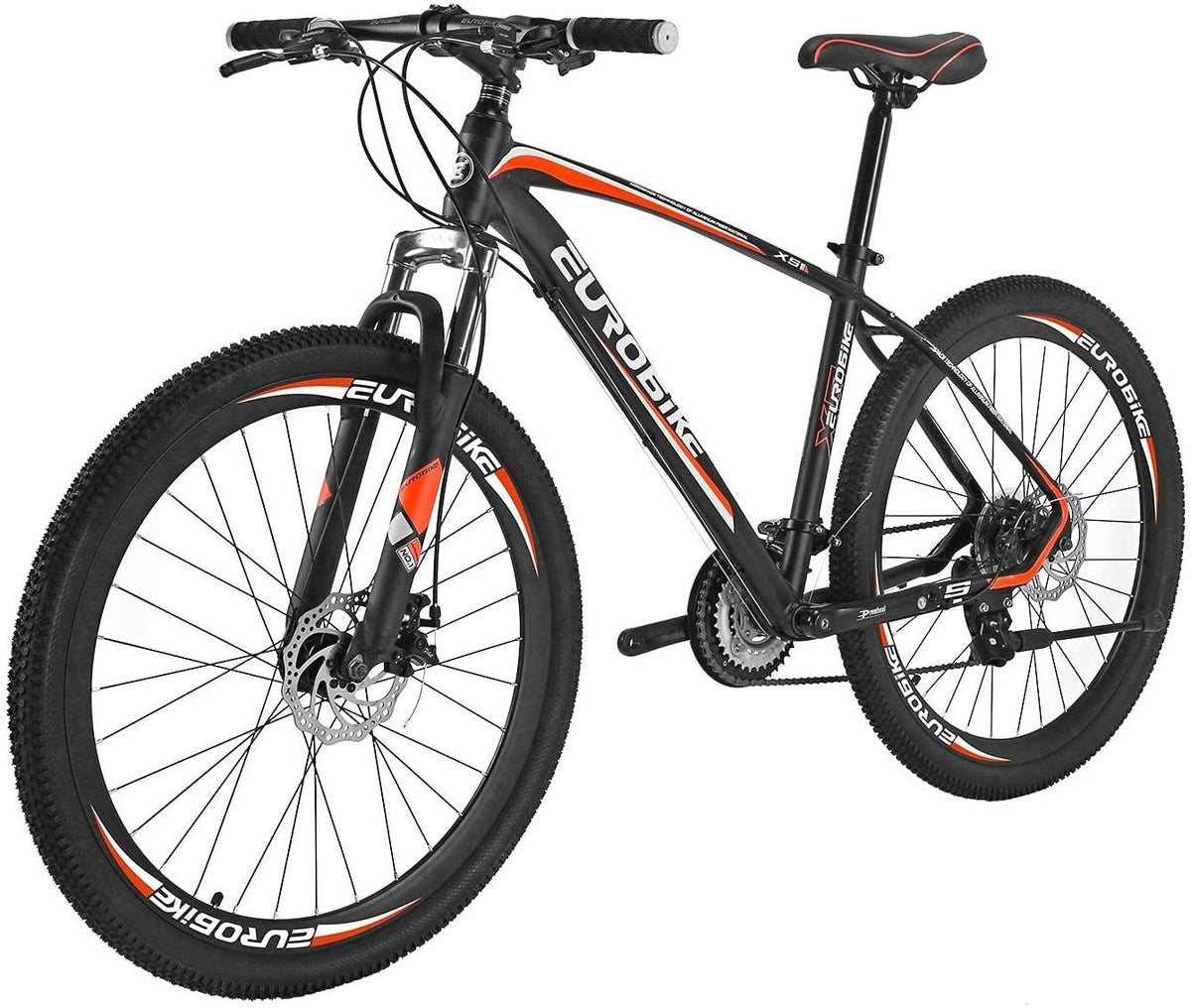 YH-X5 Mountain Bike Aluminum Frame 27.5 inch Wheels 21 Speed Shifter Dual Disc Brakes Front Suspension Bicycle for Mens