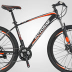 YH-X5 Mountain Bike Aluminum Frame 27.5 inch Wheels 21 Speed Shifter Dual Disc Brakes Front Suspension Bicycle for Mens