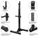 2pcs Adjustable Rack Standard Solid Steel Squat Stands Barbell Press Bench