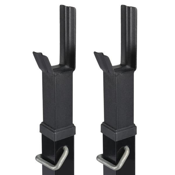 2pcs Adjustable Rack Standard Solid Steel Squat Stands Barbell Press Bench