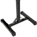 2pcs Adjustable Rack Standard Solid Steel Squat Stands Barbell Press Bench