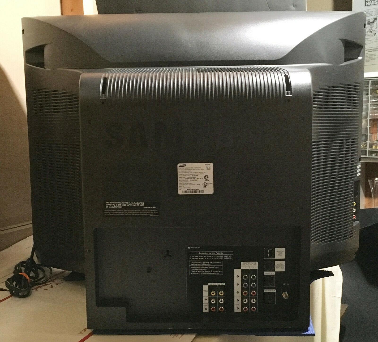 samsung tx-t2793h 27" digital 4:3 hdtv, hdmi color tv w/remote &amp; manual, 2007