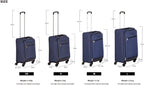 74 cm Navy Blue Softsided Check-in Trolley