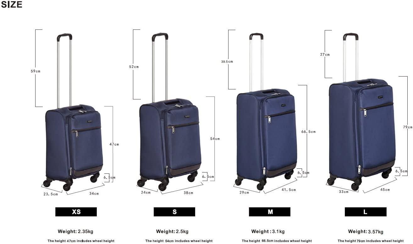 74 cm Navy Blue Softsided Check-in Trolley