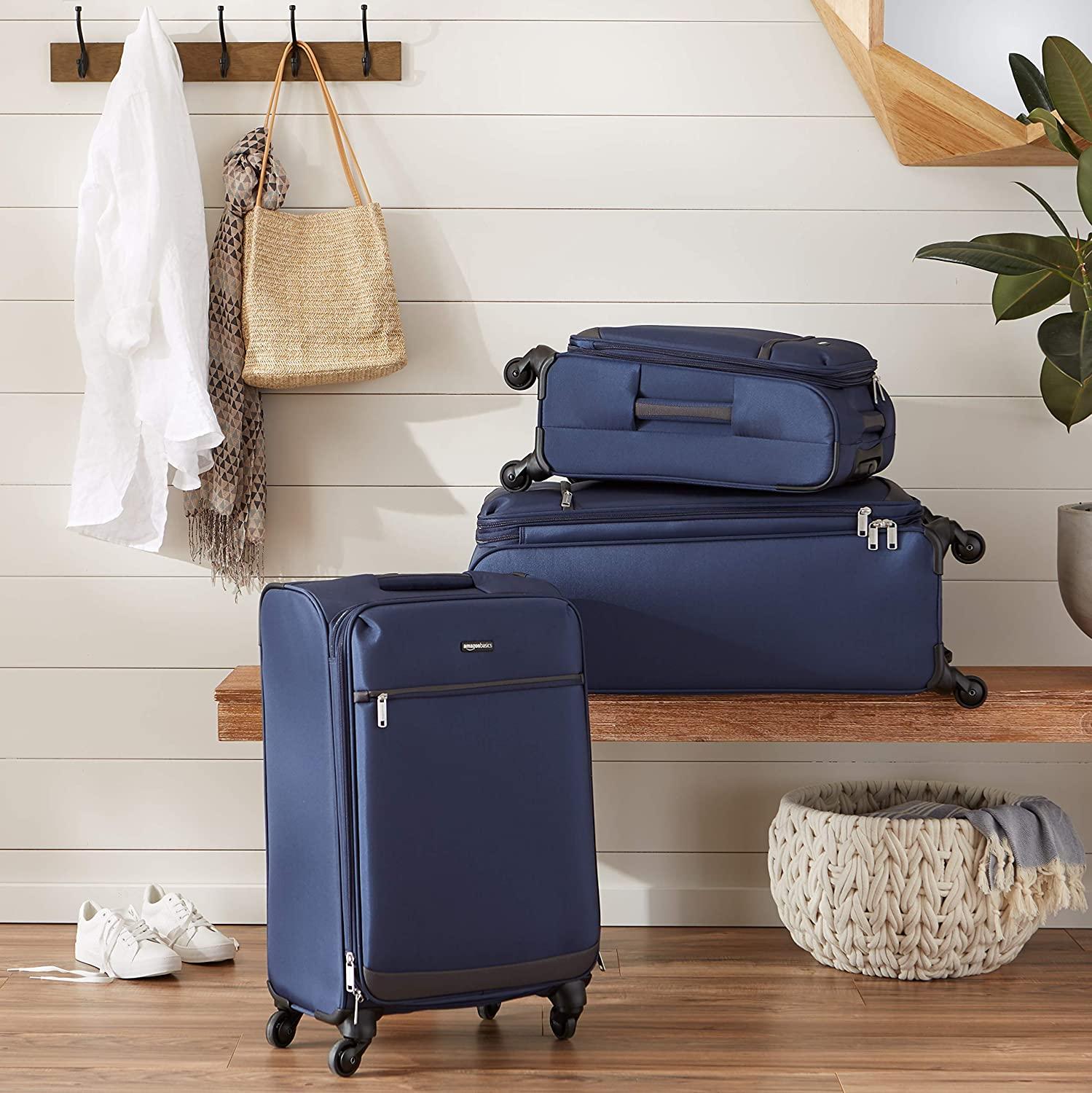 74 cm Navy Blue Softsided Check-in Trolley