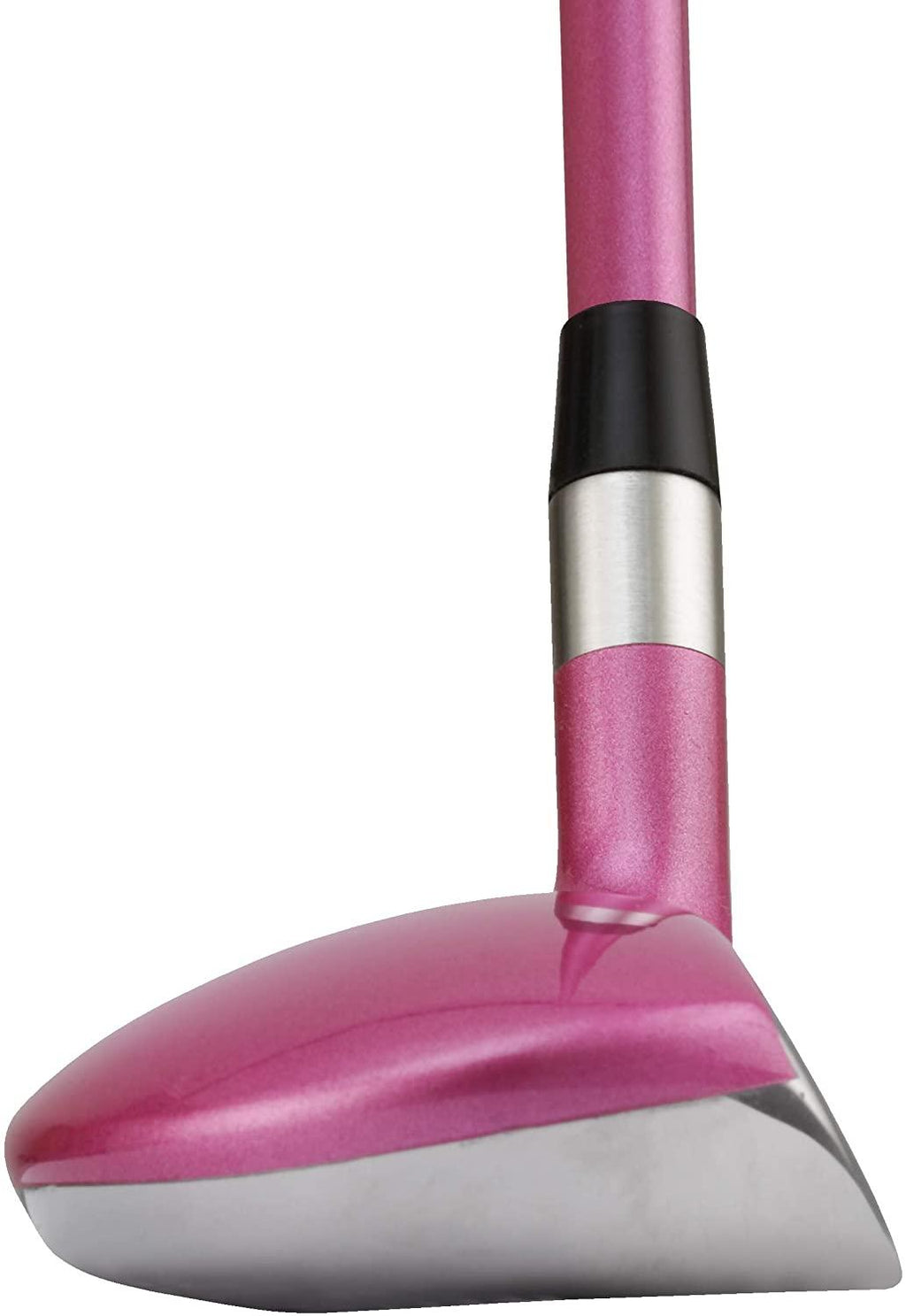 Majek Pink Ladies Golf Hybrids Irons Set Womens Best All True Hybrid Ultra Light Weight Forgiving Fuchsia Woman Complete PackaIncludes 4 5 6 7 8 9 PW SW All Lady Flex Utility Clubs