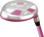 Majek Pink Ladies Golf Hybrids Irons Set Womens Best All True Hybrid Ultra Light Weight Forgiving Fuchsia Woman Complete PackaIncludes 4 5 6 7 8 9 PW SW All Lady Flex Utility Clubs