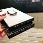 Phone Case - Tempered Glass Square Fashion Classic Phone Case for iPhone X