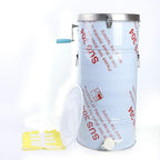 tbvechi 2 frame manual honey extractor, stainless steel beekeeping tool honey drum for apiaries and family