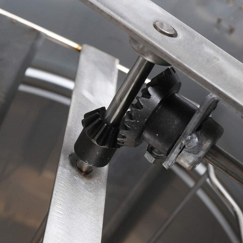 tbvechi 2 frame manual honey extractor, stainless steel beekeeping tool honey drum for apiaries and family