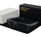 Retro Imitation Wood Polarized Sunglasses