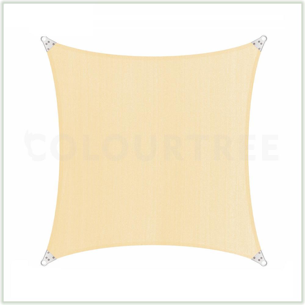 20 ft. x 20 ft. 260 GSM Reinforced (Super Ring) BeiSquare Sun Shade Sail