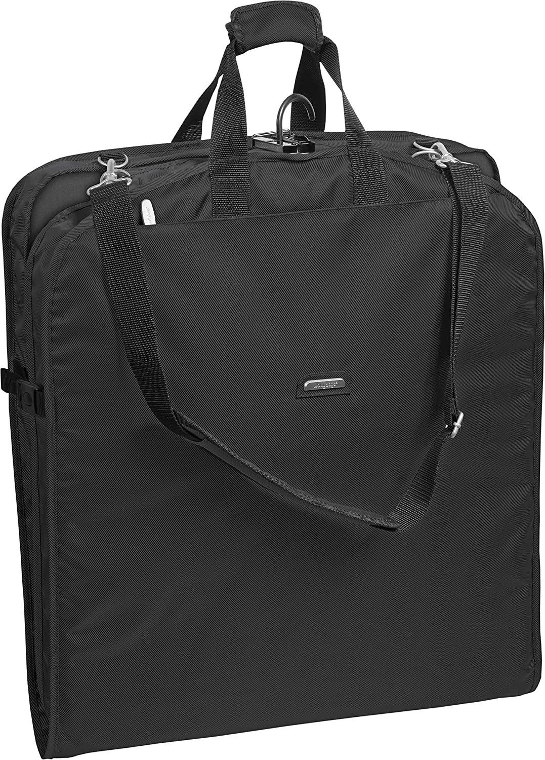 Premium Travel Garment Bag, Black, 52-Inch