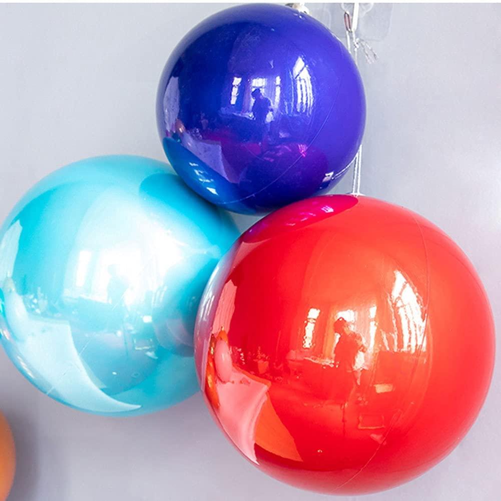LINFEIKLJ 30/40/50CM LarChristmas Baubles Ball,Christmas Tree Decoration Hanging Ball,Plastic Shatterproof Ornaments Ball,Home Party Decorations Gift blue-40cm