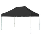 Tuff Tent 10 ft. x 15 ft. White Frame Instant Pop Up Tent with Black Cover