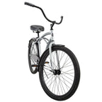 Huffy Cranbrook Cruiser Bicycle,Silver comfort Bike Fast Shipping