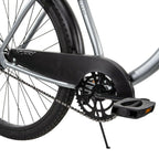 Huffy Cranbrook Cruiser Bicycle,Silver comfort Bike Fast Shipping