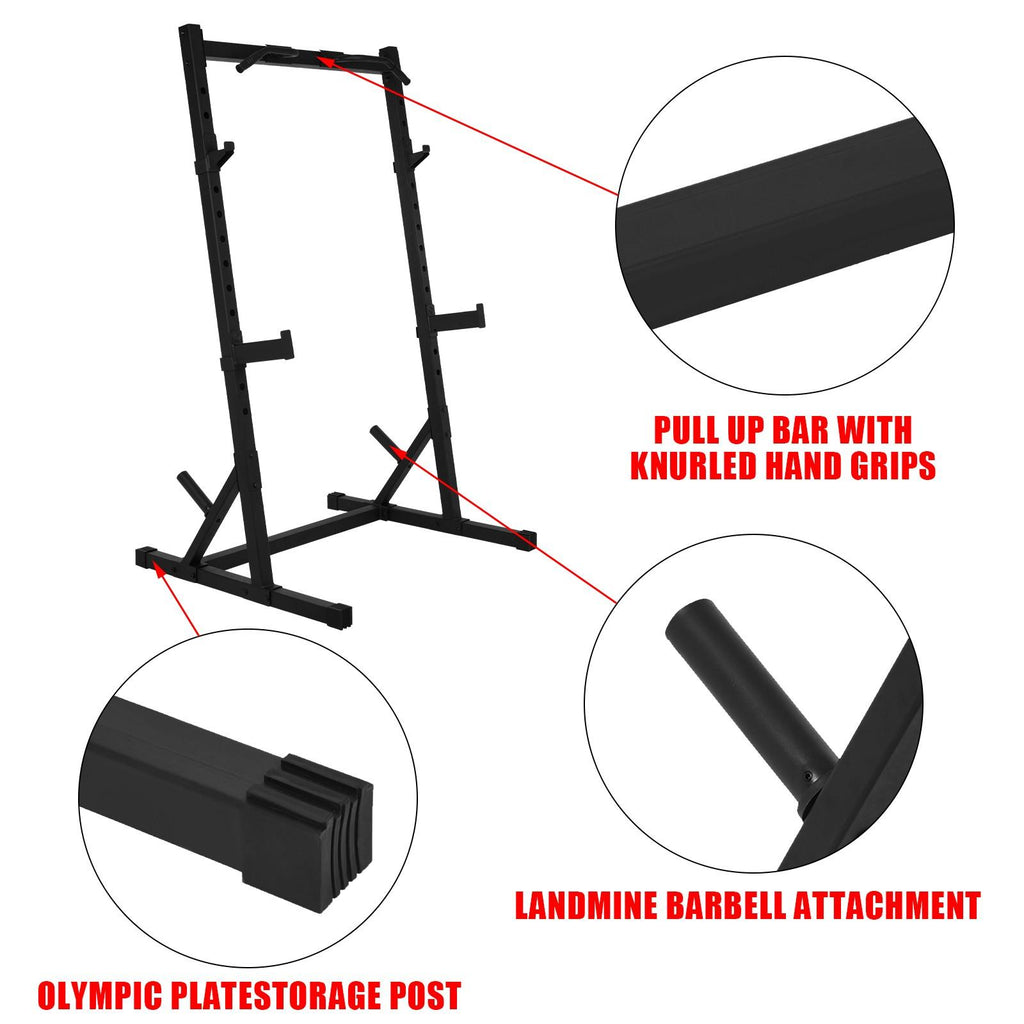 Multifunctional Half-frame Power CaSquat Rack
