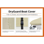 DryGuard Waterproof 14 ft. to 16 ft. Runabout Boat Cover