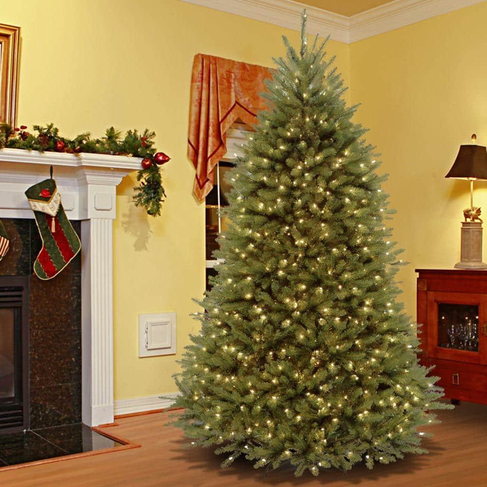 7.5 ft. PowerConnect Dunhill Fir Artificial Christmas Tree with Clear Lights