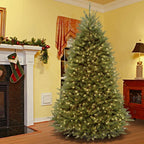 7.5 ft. PowerConnect Dunhill Fir Artificial Christmas Tree with Clear Lights