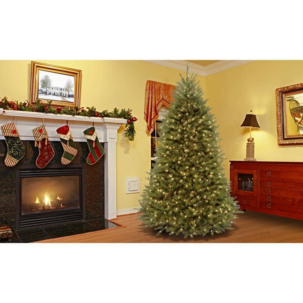 7.5 ft. PowerConnect Dunhill Fir Artificial Christmas Tree with Clear Lights