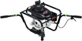 earthquake 9800h 2-person earth auger powerhead with 160cc 4-cycle, black