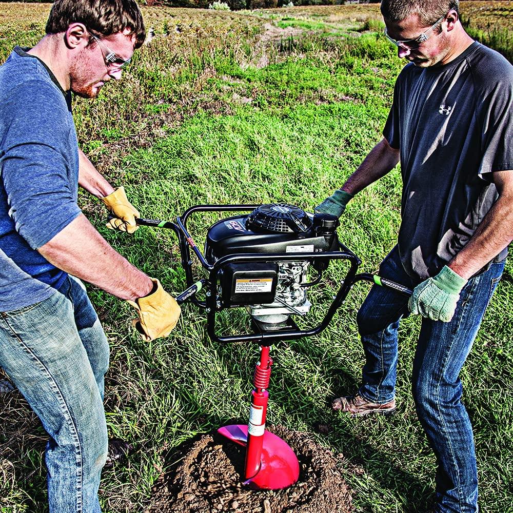 earthquake 9800h 2-person earth auger powerhead with 160cc 4-cycle, black
