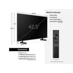 samsung the frame ls03a 43" 4k quantum hdr smart tv with alexa built-in