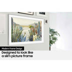 samsung the frame ls03a 43" 4k quantum hdr smart tv with alexa built-in