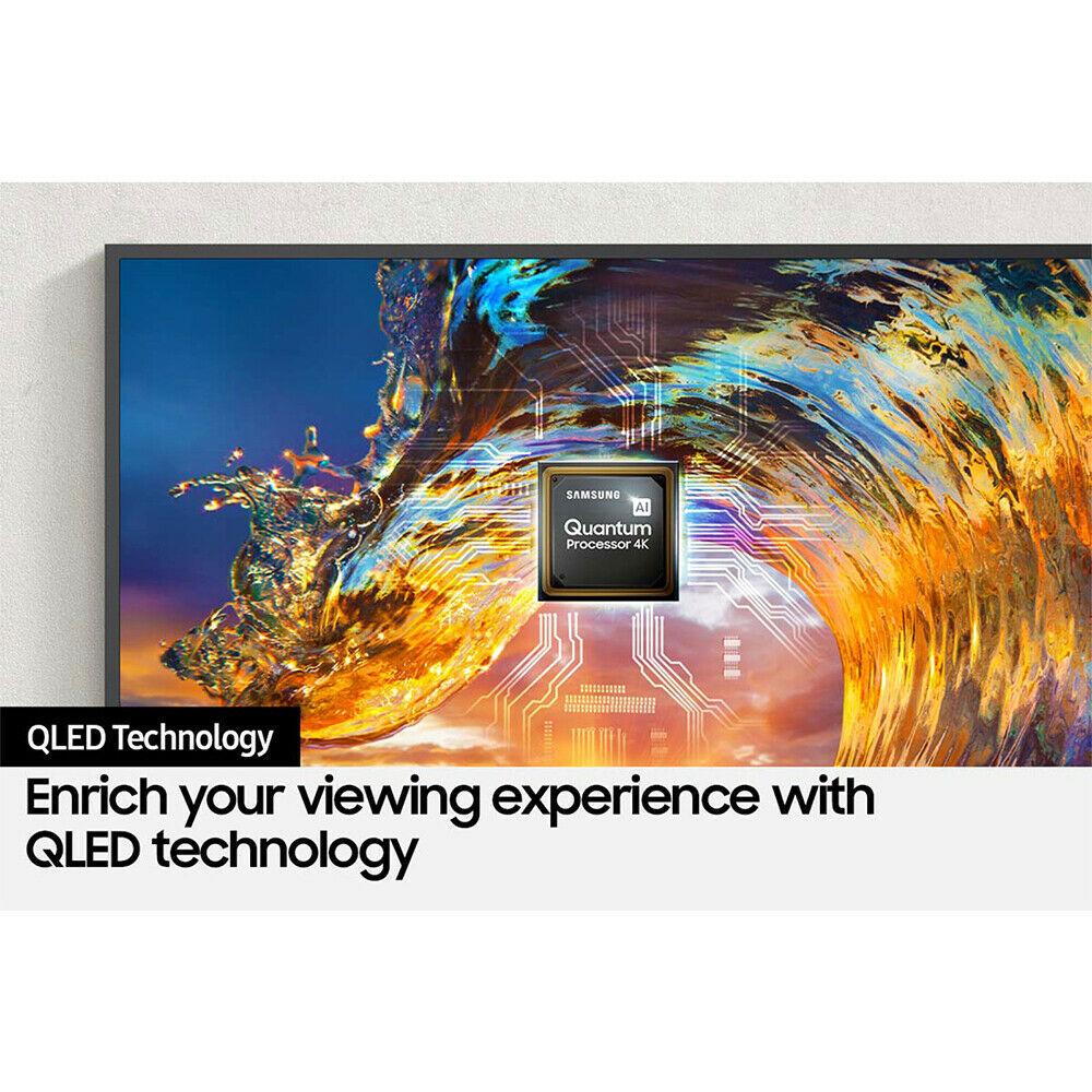 samsung the frame ls03a 43" 4k quantum hdr smart tv with alexa built-in