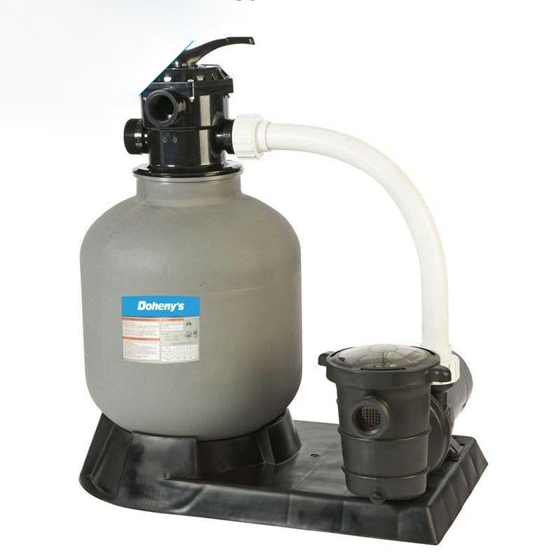 doheny's above ground 16 in. sand filter system with 3/4 hp pump