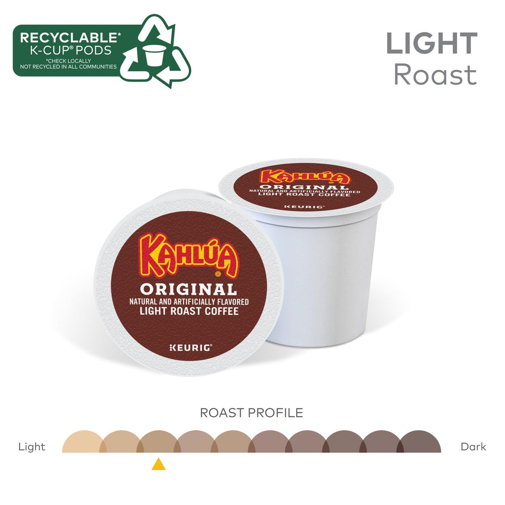 Kahlua Coffee Original single serve K-Cup pods for brewers, 120 Count