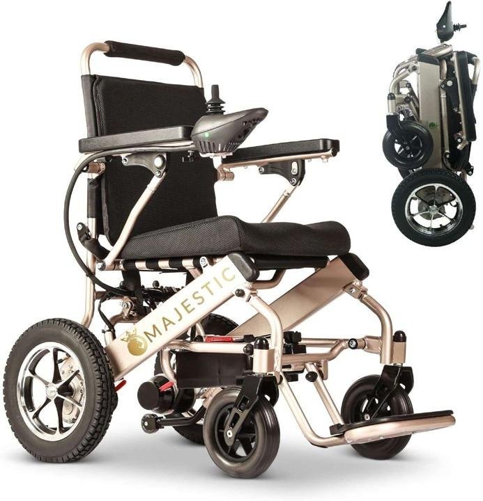 New Folding Ultra Lightweight Electric Power Wheelchair,Air Travel Allowed, Heavy Duty, Mobility Motorized