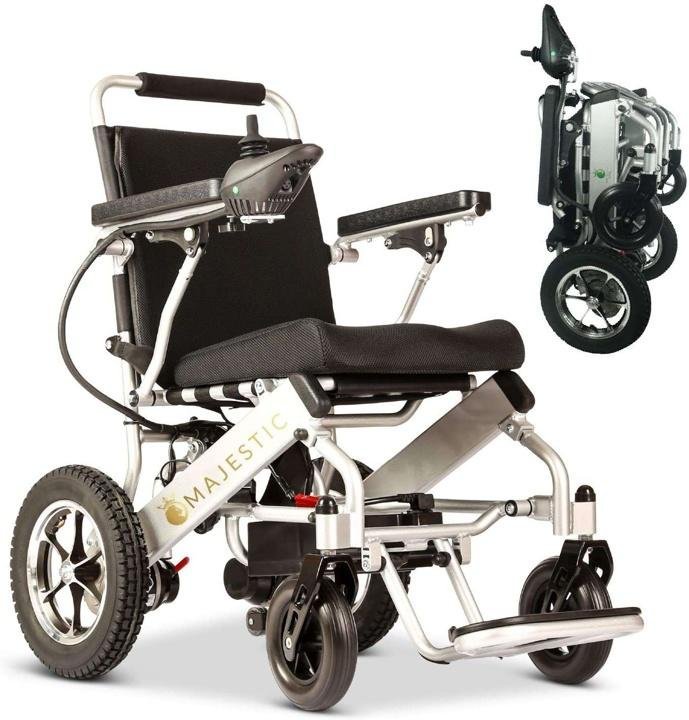 New Folding Ultra Lightweight Electric Power Wheelchair,Air Travel Allowed, Heavy Duty, Mobility Motorized