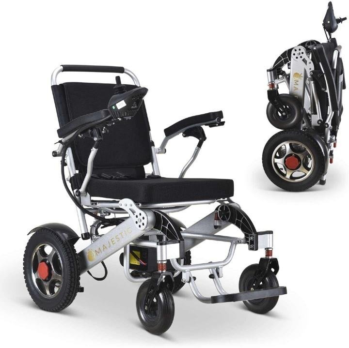 New Folding Ultra Lightweight Electric Power Wheelchair,Air Travel Allowed, Heavy Duty, Mobility Motorized