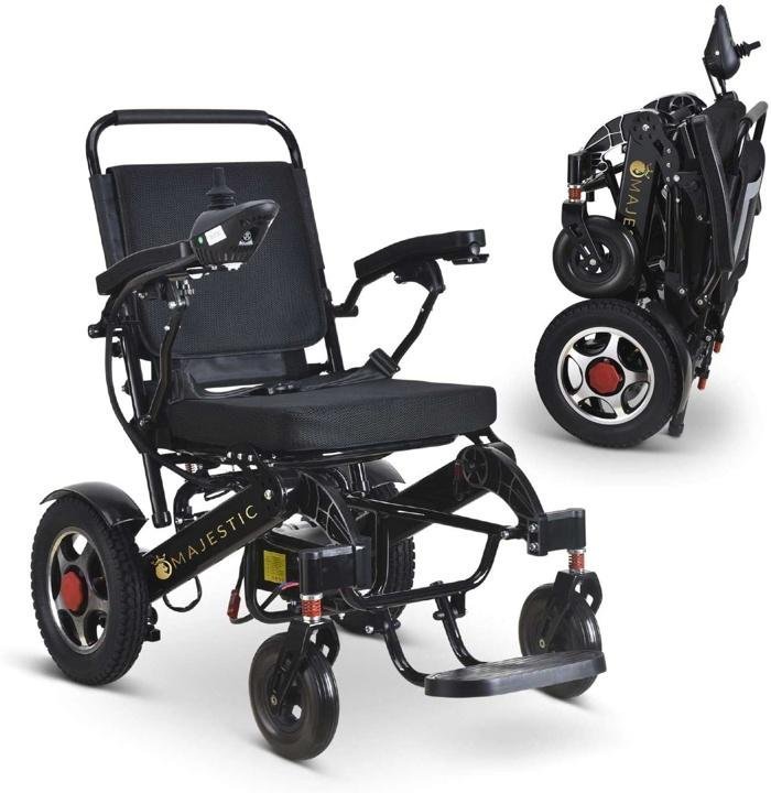 New Folding Ultra Lightweight Electric Power Wheelchair,Air Travel Allowed, Heavy Duty, Mobility Motorized