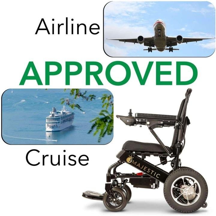 New Folding Ultra Lightweight Electric Power Wheelchair,Air Travel Allowed, Heavy Duty, Mobility Motorized